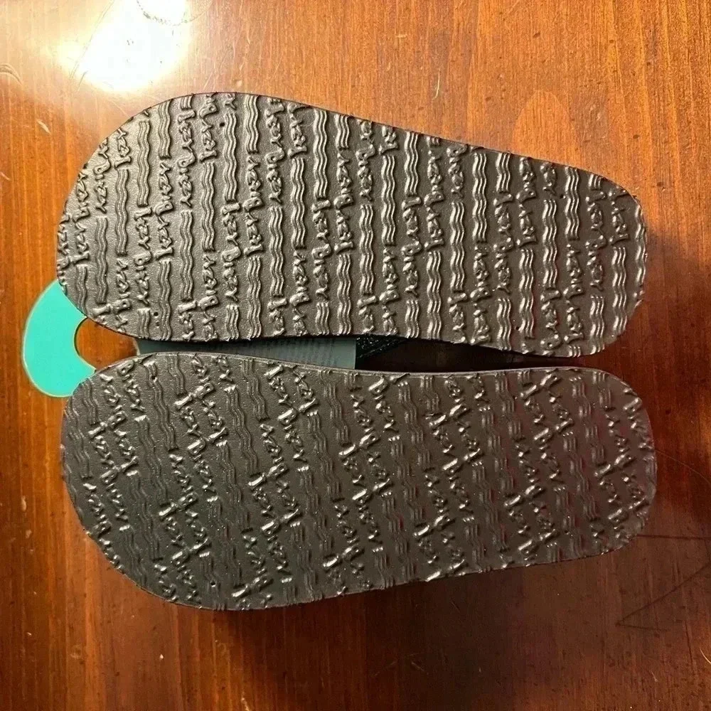 Toddler Size 9 Blue Sparkie Itzy Bitzy Flip Flops